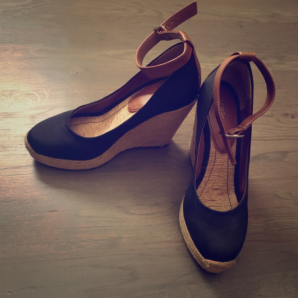 BCBG Espadrille Wedge Shoes